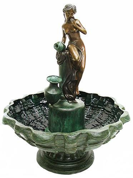  Garden Fountain, Bronze Fountain with Statuary